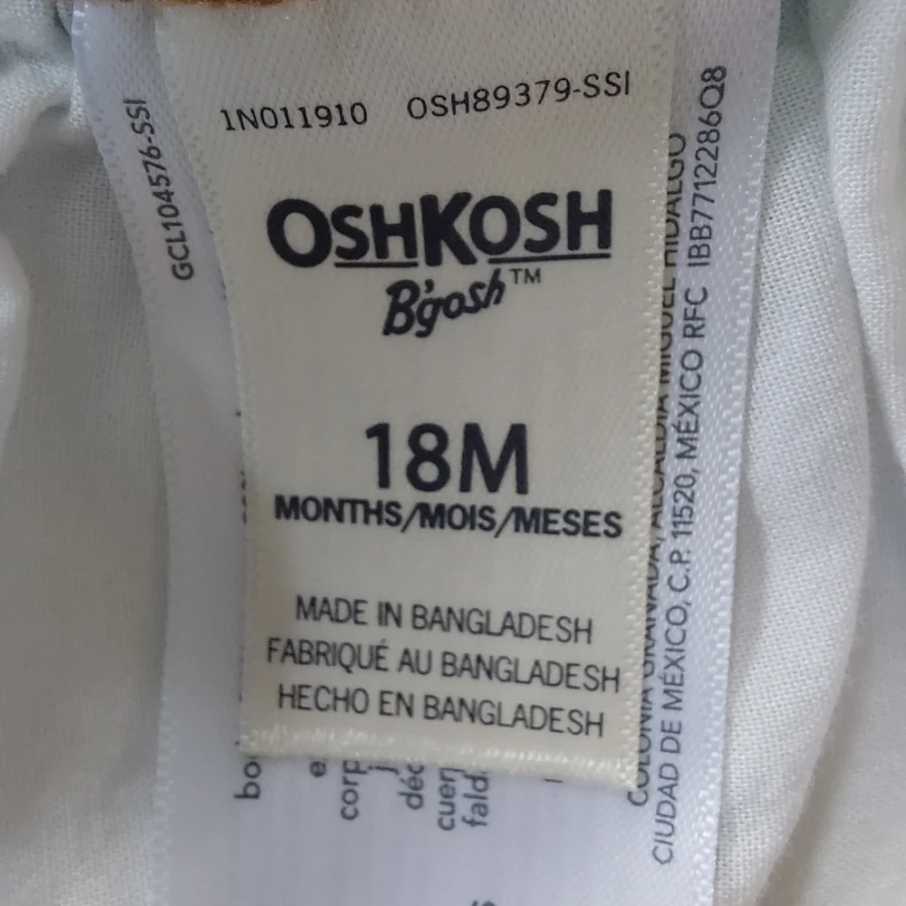 Beautiful Oshkosh B'gosh Vestbak Baby Girl Jumper, EUC, 18M